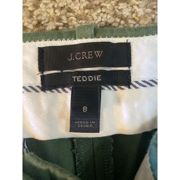 J.Crew Teddie Wide Leg Capris Size 8 Pale Green - Picture 4 of 10